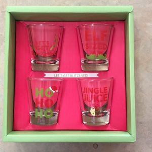 Holiday festive shot glasses!!!